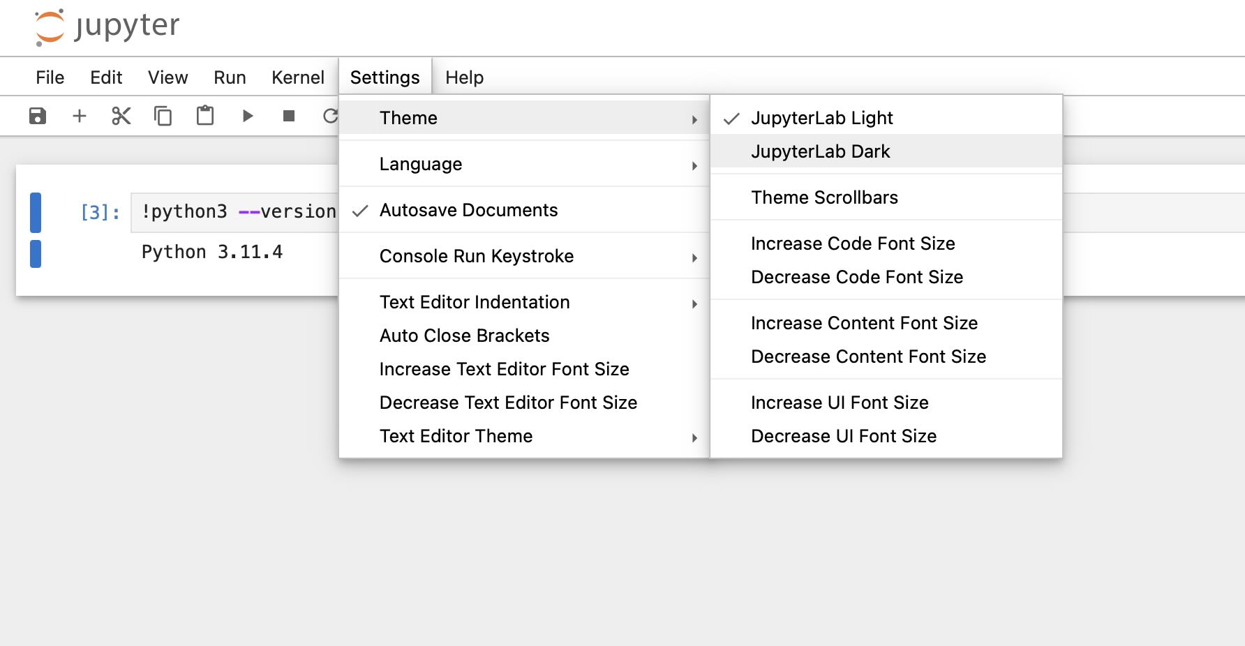 How to Turn Dark Mode On in Jupyter Notebook Code2care